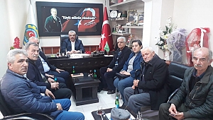 BÜYÜK MENDERES İNSİYATİFİ YETKİLİLERİNDEN BAŞKAN GÜÇLÜ ye ZİYARET