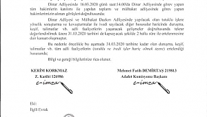 Dinar Adliyesinde Duruşma ve Keşifler Ertelendi