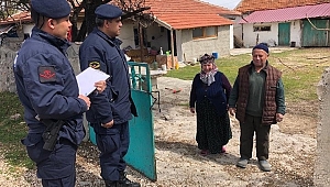 Dinar Bağcılar Köyünde 65 Yaşüstü Vatandaşın Emekli Maaşını Jandarma Ekipleri Getirdi