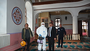 Dinar Belediyesi Koronavirüs Önlemi çalışmalarına başladı