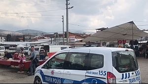 Dinar İlçe Emniyet Müdürlüğü Ekipleri 65 Yaşüstü Vatandaşları Uyardı