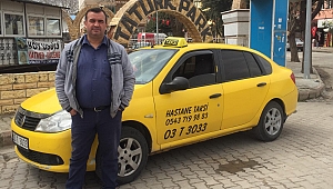 Dinar'lı taksiciden 'korona virüs' fedakarlığı