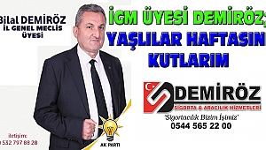 İGM Üyesi Demiröz Yaşlılar Haftasını Kutladı