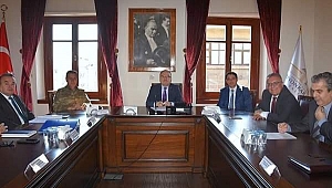 Kaymakam Kapankaya İl Güvenlik ve Asayiş Koordinasyon Toplantısına Katıldı
