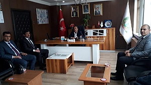 Müdür Ufuk Taşbaş, Başkan Şuayyip Çiçek'i Ziyaret Etti