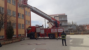 Şakir Ünver İlkokulunda Yangın Tatbikatı