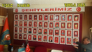 Şehidimiz Yüzbaşı Süleyman Şahin'in Resmi Dualar ile Derneğe Asıldı