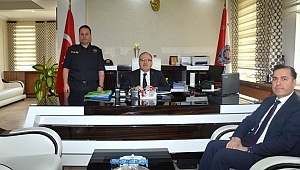 Vali Mustafa Tutulmaz'dan Dinar İlçe Emniyet Müdürlüğüne Ziyaret