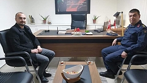 Yüzbaşı Kacar'dan Dinar Esnaf ve Sanaatkarlar Odasına Ziyaret