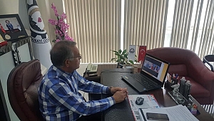 Abdullah Bağırkan, Ticaret Bakanı Ruhsar Pekcan ve M.Rifat Hisacıklıoğlu ile Webinar toplantısına katıldı