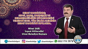 Başkan Sarı'dan Berat Kandili Mesajı