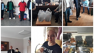 Dinar BİLSEM Dinar, Başmakçı, Dazkırı ve Evciler İlçe Kaymakamlıklarına, Yaptıkları 3D Yazıcı ve Maskeleri Teslim Etti 