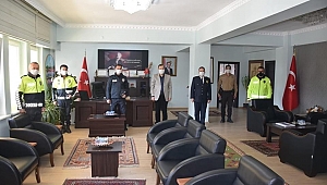 Dinar Emniyet Teşkilatından Kaymakam Kapankaya'ya Ziyaret
