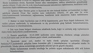 Dinar İlçe Hıfzıssıhha Kurulu Başkanlığından Yeni Kararlar