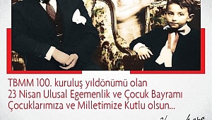 Dinar Kaymakamı Selami Kapankaya'nın 23 Nisan Mesajı
