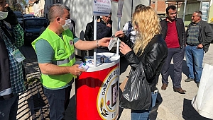 İsmail Taylan; Dazkırı'da Vatandaşlara 2200 Maske ve Eldiven Dağıtıldı