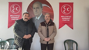 MHP Afyonkarahisar İl Başkan'ı Memet Kocacan, Dinar Teşkilatını Ziyaret Etti