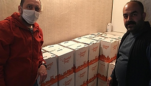 Dinar CHP İlçe Örgütü 350 Haneye Gıda Yardımı Ulaştırdı