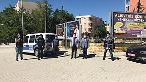 Dinar Kaymakamı Selami Kapankaya Kolluk kuvvetlerini denetledi