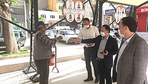 Kaymakam Kapankaya ve Emniyet Müdürü Taşkın Sosyal Mesafe Denetimi Yaptı