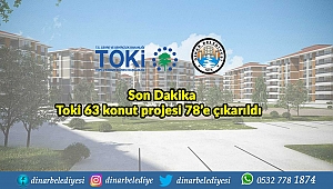 Son Dakika: Toki 63 konut projesi 78’e çıkarıldı