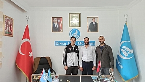 Antalya Ülkü Ocakları İl Başkan Yrd. Çelik, Dinar'da Başkan Ertuğrul Çetin'i Ziyaret etti 