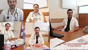 Dinar Devlet Hastanesi'nde Yeni Doktorlar Göreve Başladı