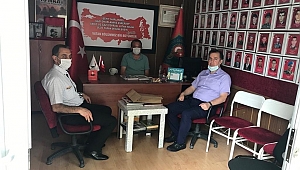 Kaymakam Kapankaya'dan Dernek Başkan'ı Ceylan'a Ziyaret 