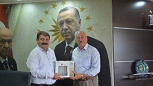 Mehmet Ceylan'dan Başkan Nihat Sarı'ya Veda Ziyareti
