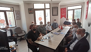 MHP Dinar'da Coronavirüs Normalleşme Sürecinde İlk Toplantısını Yaptı