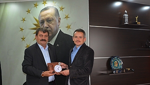 Orman İşletme Müdürü Yalçın’dan Başkan Sarı’ya veda ziyareti