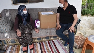 SEVGİ YILI KAPSAMINDA BELEDİYE DAZKIRI BAŞKANI RESMİYE NİNEMİZİ ZİYARET ETTİ