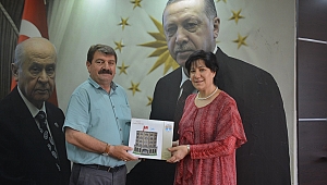 Dinar Mal Müdürü Telli’ den Başkan Sarı’ya veda ziyareti