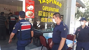 Tatarlı,da Korona virüs tedbirleri denetimi yapıldı