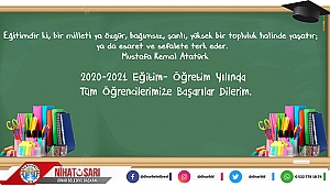 Başkan Sarı’dan 2020 -2021 Eğitim Öğretim Yılı Mesajı