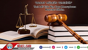 Başkan Sarı dan Yeni Adli Yıl Başlangıcı Kutlama Mesajı 