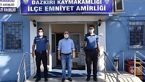 BAŞKANIMIZ İLÇE EMNİYET AMİRİNİ ZİYARET ETTİ
