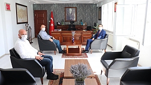 BELEDİYE BAŞKANIMIZ SAYIN İSMAİL TAYLAN, KAYMAKAMIMIZ SAYIN SERCAN SAKARYA'YI ZİYARET ETTİ