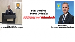 Bilal Demiröz Murat Orhan’ın iddialarını çürüttü