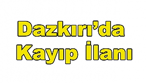 KAYIP İLANI