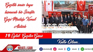 Dinar Belediye Başkanı Nihat Sarı'dan Gaziler Günü Mesajı