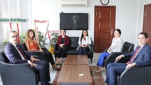 DİNAR CUMHURİYET BAŞSAVCISI SAYIN SELMAN ESKİLER, KAYMAKAMIMIZ SAYIN SERCAN SAKARYA'YI ZİYARET ETTİ