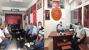 KAYMAKAM SELAMİ KAPANKAYA'DAN SİYASİ PARTİ İLÇE TEŞKİLATLARINA ZİYARET
