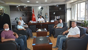 Murat Toy ve Faik Karakoç'dan Başkan Sarı'ya Ziyaret
