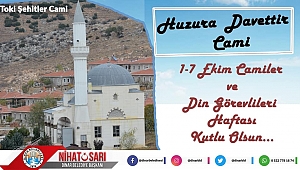 Başkan Sarı’dan Camiler ve Din Görevlileri Haftası Mesajı