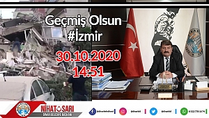 Belediye Başkanımız Nihat Sarı’dan İzmir Depremi ile ilgili açıklama