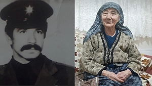 Dinar'da Polis Şehit Şükrü Çetinel'in Annesi Hüsniye Çetinel Hakka Yürüdü