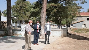 Kaymakamımız Aşağıyenice Köyü'nde incelemelerde bulundu