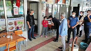 Kaymakamımız Sakarya’dan, maske, mesafe ve temizlik denetimi