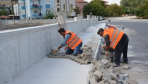 Salı Pazarında çevre düzenlemeleri devam ediyor